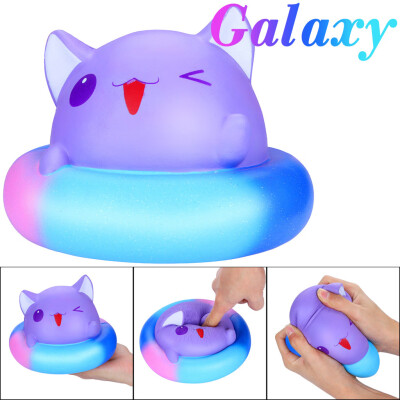 

YIWULASquishies Kawaii Galaxy Kitty Spuer Slow Rising Cream Scented Stress Relief Toys