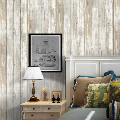 

Multi-purpose PVC Vintage Self-adhesive Wood Grain Floor Wall Contact Paper Covering Waterproof Peel & Stick Wallpaper Stickers Ho