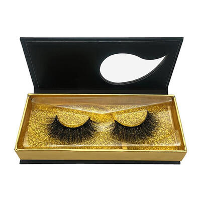 

HUAPAN 1pair 3D Mink Hair Thick Fake Eyelashes Extension Long False Eyelash