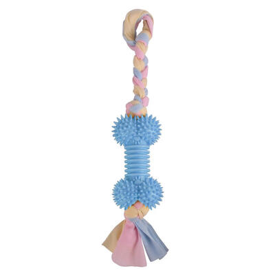 

TPR Pet Toy Bone Shaped Thorn Ball Rope Knot Dog Molar Tooth Cleaning Toys