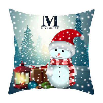 

Siaonvr Christmas Pillow Cover Decor Pillow Case Sofa Waist Throw Cushion Cover
