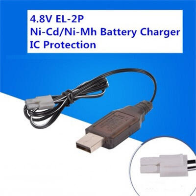 

EL-2P 48V Reverse USB Charger Cable with Protected IC For RC Battery Toys Car Ship Robot Battery Charger Parts