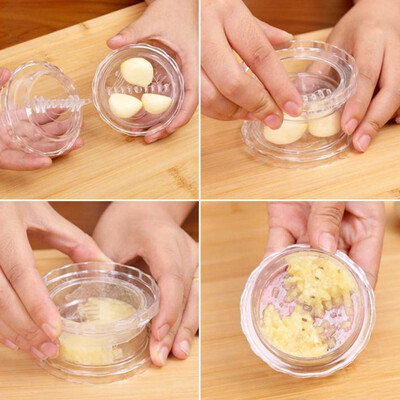

Siaonvr 1pc Garlic Food Chopper Fruit Slicer Twist Mashed Garlic Manually Processor