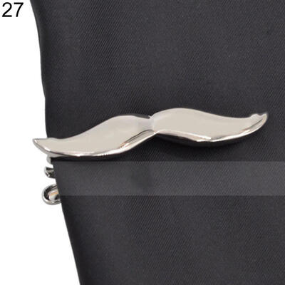 

Men Charm Alloy Tie Clip Narrow Necktie Pin Clamp Stickpin Business Wedding