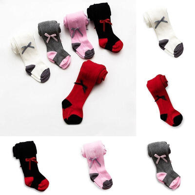 

Baby Girls Toddler Kids Bow Cotton Warm Tights Stockings Pantyhose Pants Socks