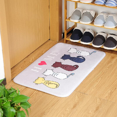 

Carpet Doormat Mat Bath Rug HOME Print Non-Slip Doormat Welcome Floor Mats