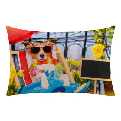 

〖Follure〗Cute Cat Dog Animal Sofa Bed Home Decoration Festival Pillow Case Cushion Cover