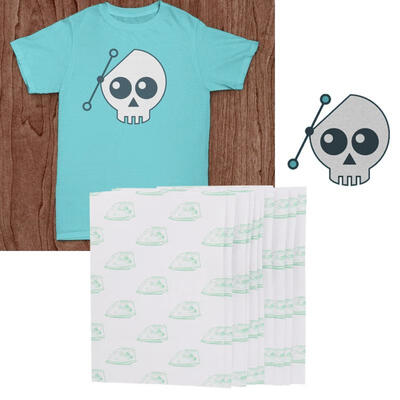 

Greensen 10PCS T-shirt Shirt Heat Transfer Paper Light Color TL-150M Thermal Transfers Hollow Papers