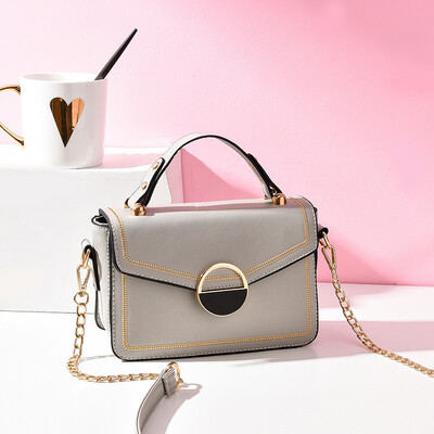 

Bag 2019 new wave Korean fashion handbags simple small bag cool tide wild shoulder bag ladies Messenger bag