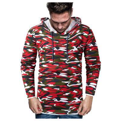 

Toponeto Men Warm Winter Long Sleeve Sweatshirt Hooded Top Tee Outwear Blouse