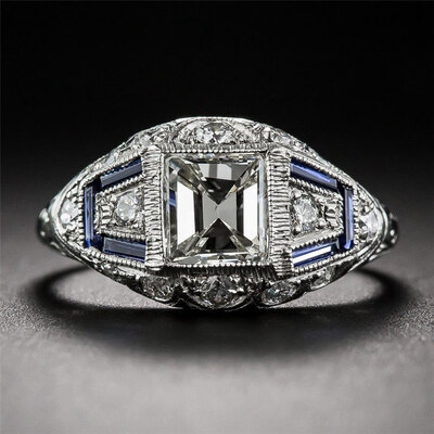 

Rings For Women Blue Spar Ring Kyanite Cute Romantic Engagement Wedding Gifts