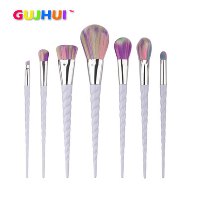 

Toponeto 7PCS Make Up Foundation Eyebrow Eyeliner Blush Cosmetic Concealer Brushes