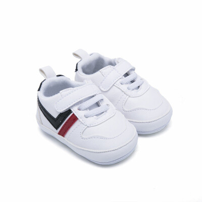 

Baby Boys Breathable Striped Print Anti-Slip Shoes Sneakers Soft Soled Walking Shoes First Walkers