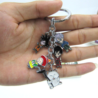 

CAR-TOBBY Anime Dragon Ball Dragonball Z DBZ cosplay Son Goku characters key ring keychain