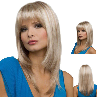 

〖Follure〗Fashion Womens Sexy Full Bangs Wig Short Wig Straight Wig Styling Cool Wig