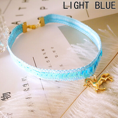 

Harajuku Contracted Sequins Cute Summer Horse Choker Necklaces Multicolor Necklace Jewelry Wholesale