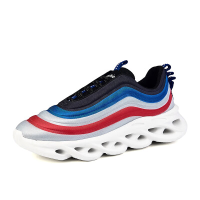 

Mens shoes breathable four-sided elastic shoes sports shoes mens running shoes