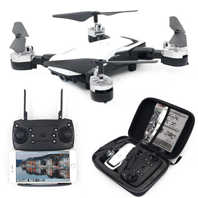 

Siaonvr 720P HD 2MP Cameras Foldable FPV WiFi RC Quadcopter 24Ghz Remote Control Drone