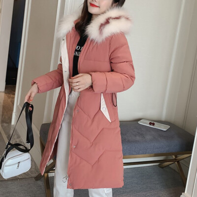 

Roseonmyhand Fashion Women Winter Warm Cotton Hooded Winter Jacket Long-Sleeved Coat