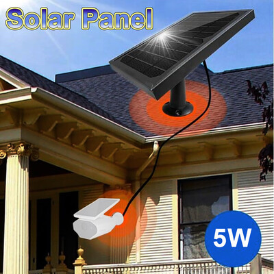 

〖Follure〗C5 5W Solar Panel 5V Charger Kit Controller Waterproof For Surveillance camera