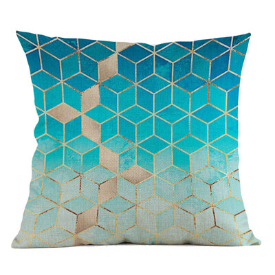 

〖Follure〗Geometric Pillow Case Waist Cushion Cover Sofa Home Decor