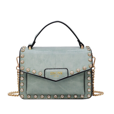 

Fashion girlfriends small bag female 2019 new personality stone pattern small square bag tide Europe&America wild shoulder bag