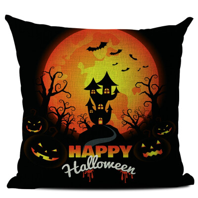 

Halloween Multi Designs Decorative Throw Pillow Cover Square Pillow Case With Zipper for Home Bar Halloween Hot Selling Supplies