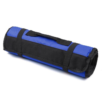 

PENGGONG Tool Bag Organizer Oxford Canvas Chisel Roll Rolling Pounch Wearable & Waterproof Repairing Carrying Handle Bag with Belt