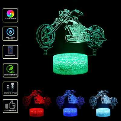

〖Follure〗LED 3D Illuminated Lamp Optical Illusion Desk Night Light With 7 Color Changing