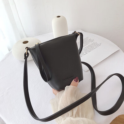 

Advanced foreign gas bag summer simple bucket bag new 2019 Korean version 100 lap bag single shoulder oblique satchel bag