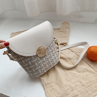 

Tailored Womens Fashion Coin Purse Flap Bag Patchwork Casual Hasp Bag Shoulder Bag
