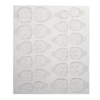 

10SheetLot Clear Double Sided Adhesive Stickers Fingernail False Tips Tape