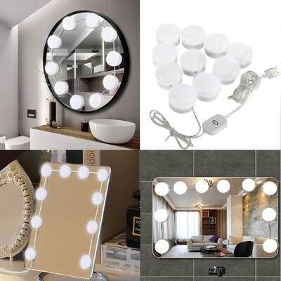 

Siaonvr LED Vanity Mirror Lights Kit with Dimmable Light Bulbs Lighting Fixture Strip