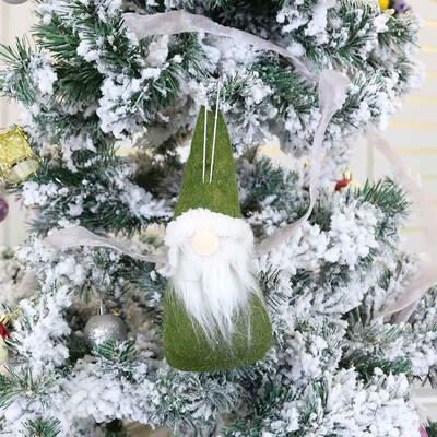 

Gobestart Christmas Ornaments Gift Santa Claus Snowman Tree Toy Doll Hang Decorations