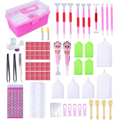 

〖Follure〗121 Pieces Diamond Painting Tools 5D DIY Diamond Painting Accessories Diamond