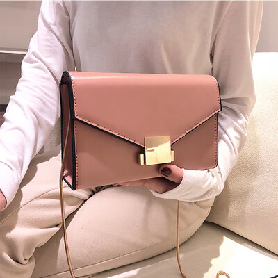 

High-grade small bag female diagonal across the ocean 2019 new texture wild single shoulder slung fashion chain small square bag
