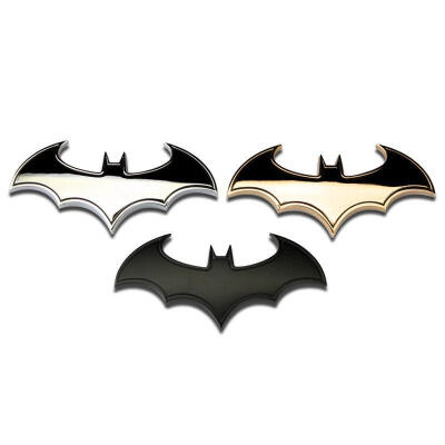 

Cool 3D Metal bat auto logo car sticker metal batman badge emblem tail decal