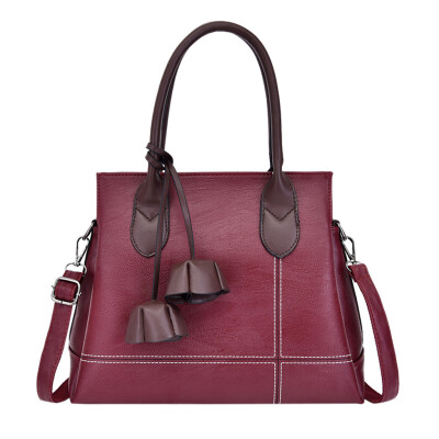 

Tailored Women New Splicing Soft Leather Multilayer Handbag Messenger Shoulder Bag