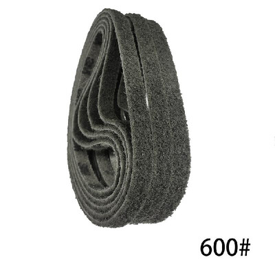 

10 PCS 520 x 15mm 600 Grits Polishing Nylon Belt Sand Belt for Stainless Steel Wood Polishing Deburring