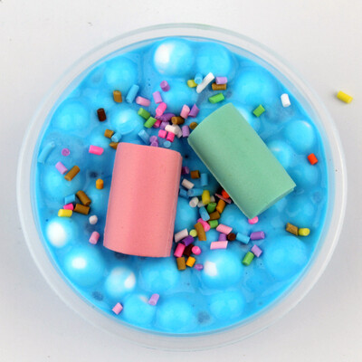 

Siaonvr Cute Candy Cotton Foam Strip Elasticity Slime Kids Relief Stress Toys Gift