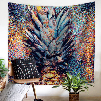 

Nordic pineapple multifunctional tapestry wall mount beach towel Living room bedroom dorm decoration