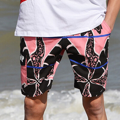 

Tailored Fashion Men Casual Wide Printed Beach Casual Men Short Trouser Shorts Pants