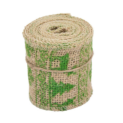 

Tailored 3MChristmas Jute Burlap Craft Ribbon Roll Sewing Cartoon DIY Decoration Wedding