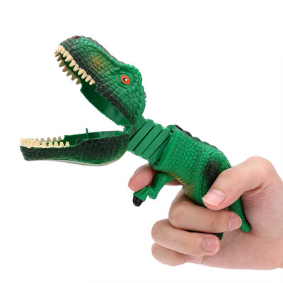 

Siaonvr Dinosaur Animal Figures Grabber Claw Game Snapper Pick Up Claw Novelty Kids Gift