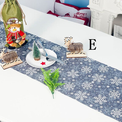 

〖Follure〗Christmas Large Table Cover Tablecloth Decoration Winter Holiday Snowflake