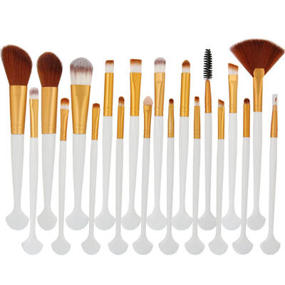 

20pcs 3D Stripe Shell Face Beauty Makeup Brushes Cosmetics Set Tool