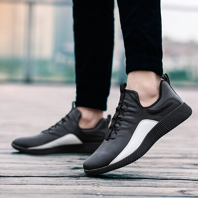 

2019 new summer breathable running mens shoes tide shoes mens sports&leisure canvas summer shoes plus velvet cotton shoes