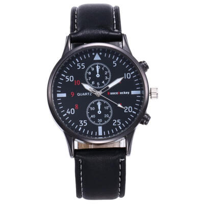 

Gescar 42cm Luxury Neutral Quartz Watch Casual Leather Strap Wrist Watch