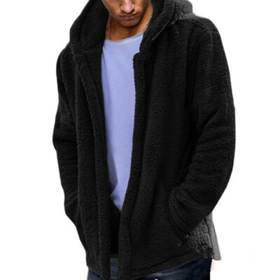

Mens Solid Thick Warm Autumn Winter Long Sleeve Loose Coat Jackets Pullover Top