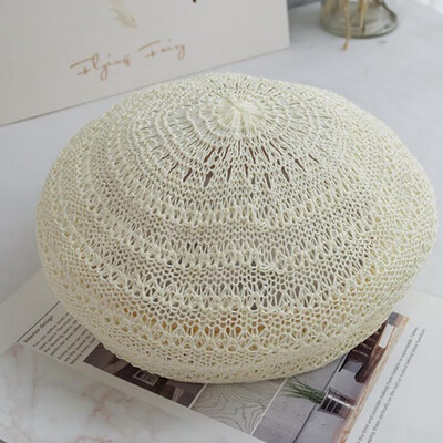 

Summer Women Mesh Ivy Newsboy Ivy Cap Ladies Crochet travel Painter Hat Beret